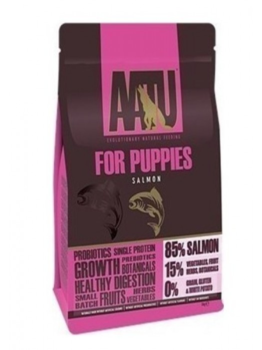 AATU DOG GRAIN FREE 85/15 PUPPIES SALMON 5KG