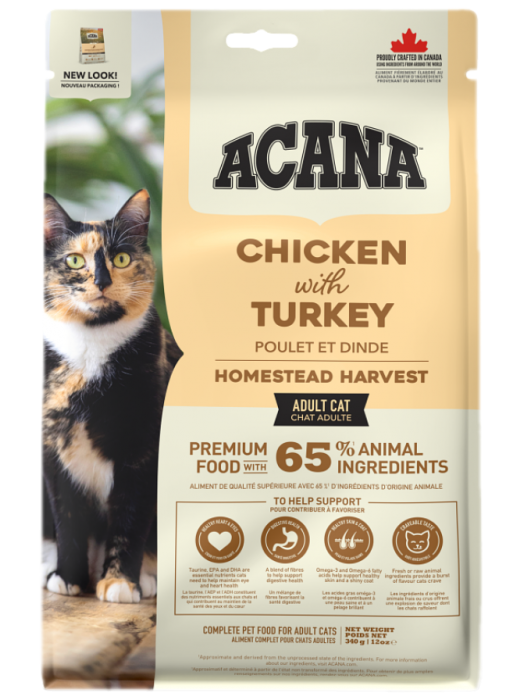 ACANA CAT HOMESTEAD HARVEST 340GR ACANA CAT HOMESTEAD HARVEST 340GR