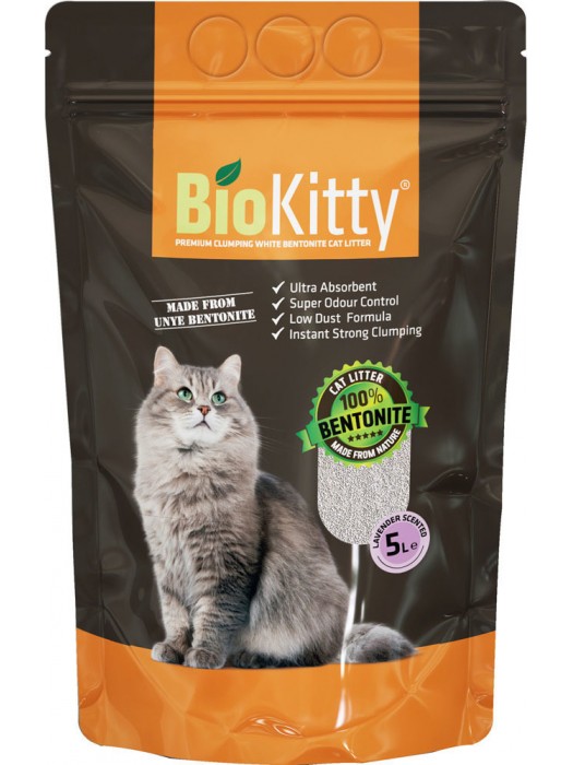 BIOKITTY ΑΡΩΜΑ ΛΕΒΑΝΤΑ 5LT (ΣΥΓΚΟΛΛΗΤΙΚΗ-ΛΕΥΚΟΣ ΜΠΕΤΟΝΙΤΗΣ)