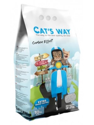 CAT'S WAY CARBON EFFECT CLUMPING 10LT (ΜΕ ΕΝΕΡΓΟ ΑΝΘΡΑΚΑ)	