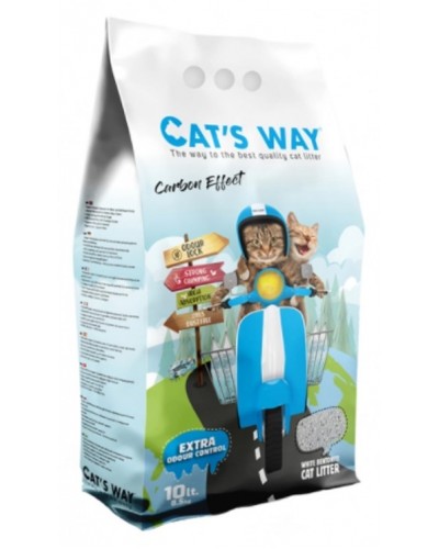 CAT'S WAY CARBON EFFECT CLUMPING 10LT (ΜΕ ΕΝΕΡΓΟ ΑΝΘΡΑΚΑ)	