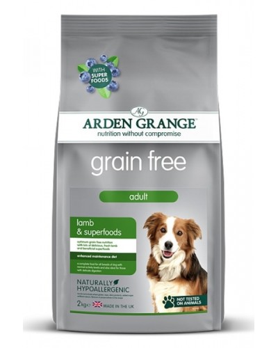 ARDEN GRANGE ADULT DOG GRAIN FREE ADULT LAMB 12KG