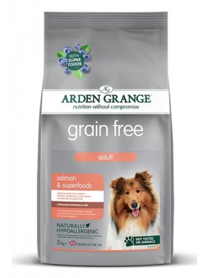 ARDEN GRANGE ADULT DOG GRAIN FREE ADULT SALMON 2KG