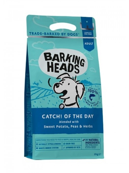 BARKING HEADS CATCH OF THE DAY SALMON & TROUT GRAIN FREE 2kg 