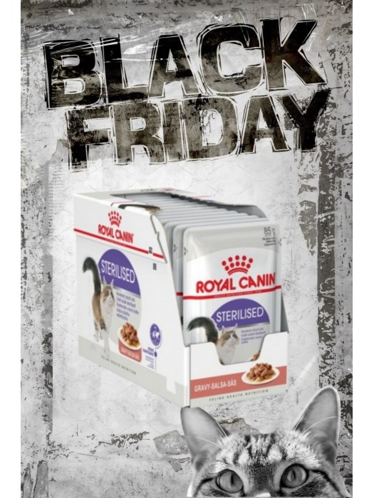 ROYAL CANIN STERILISED IN GRAVY 85gr/12τμχ