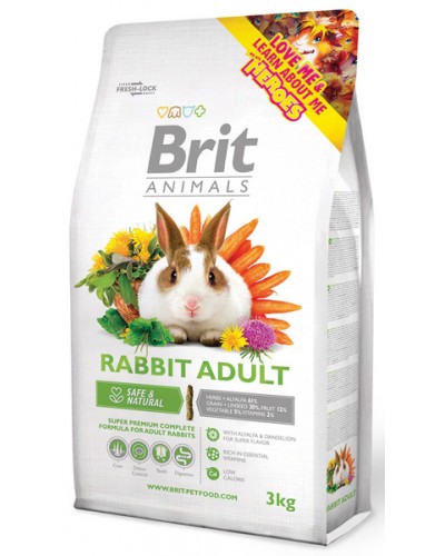 BRIT ANIMALS RABBIT ADULT 3KG