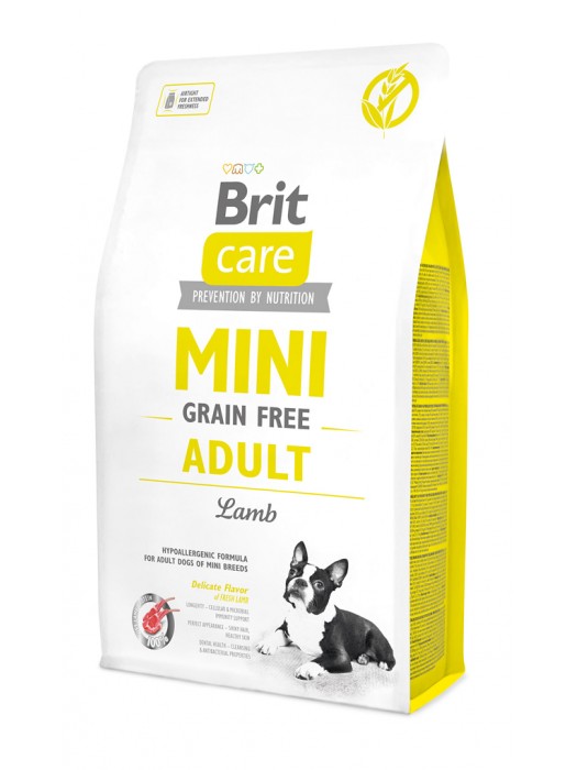 BRIT CARE MINI GRAIN FREE ADULT LAMB 400GR