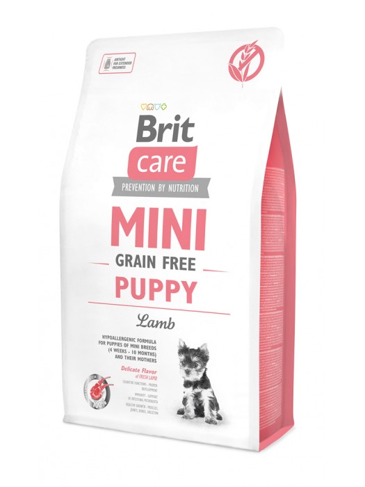 BRIT CARE MINI GRAIN FREE PUPPY LAMB 7KG	