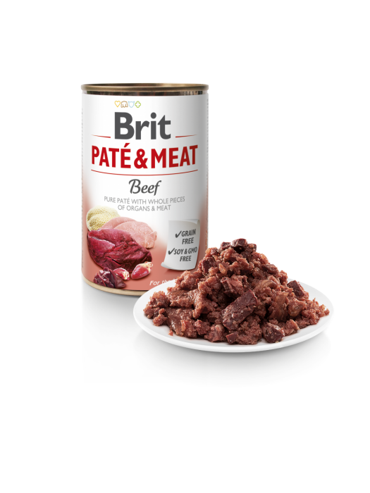 BRIT PATE & MEAT BEEF 400GR (ΜΟΣΧΑΡΙ)