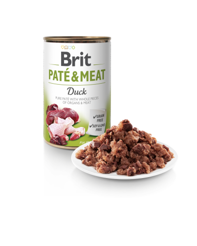 BRIT PATE & MEAT DUCK 400GR (ΠΑΠΙΑ)