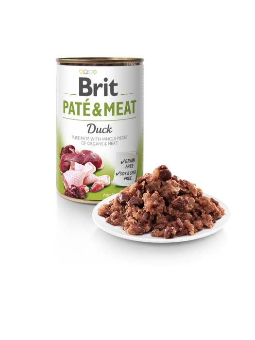 BRIT PATE & MEAT DUCK 800GR (ΠΑΠΙΑ)