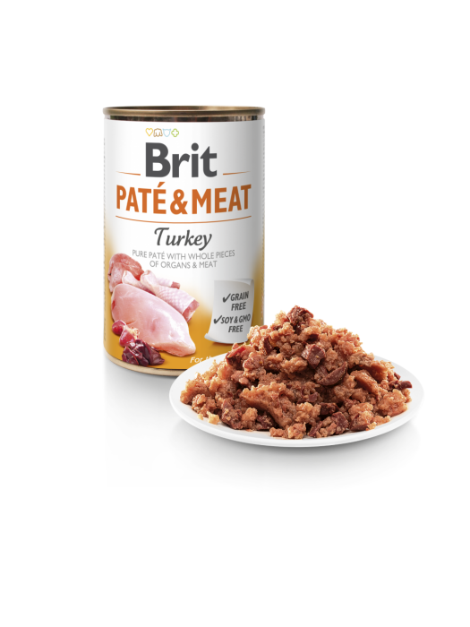 BRIT PATE & MEAT TURKEY 400GR (ΓΑΛΟΠΟΥΛΑ)