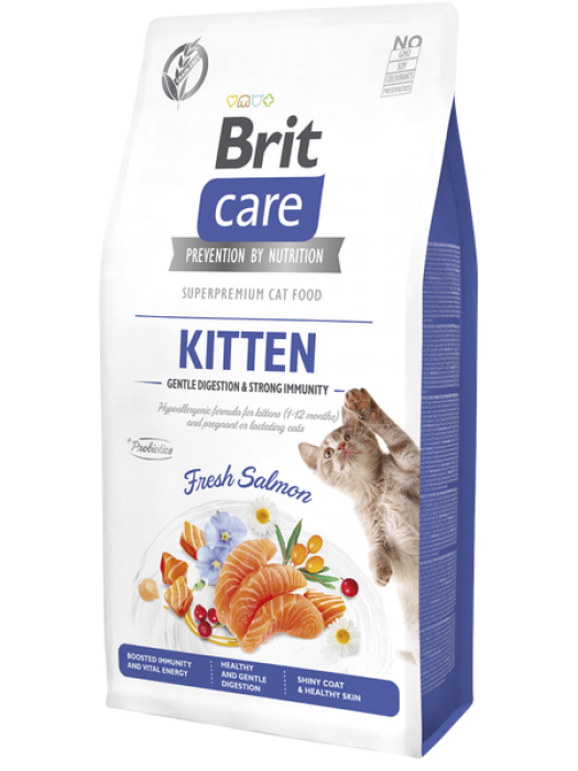 BRIT CARE KITTEN GRAIN FREE SALMON 400GR