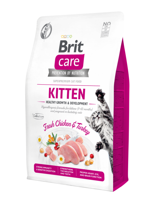 BRIT CARE KITTEN GRAIN FREE CHICKEN &TURKEY 400GR