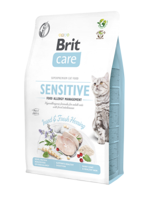 BRIT CARE CAT SENSITIVE INSECT & HERRING (FOOD ALLERGY) 2KG