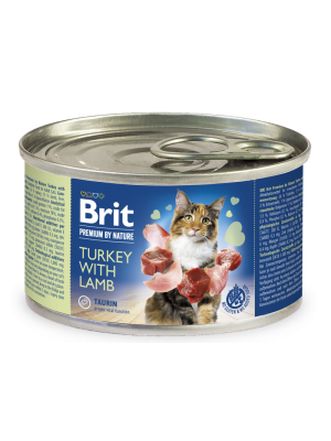 BRIT PREMIUM CAT TURKEY WITH LAMB 200GR