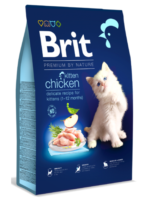 BRIT PREMIUM BY NATURE KITTEN 300GR 