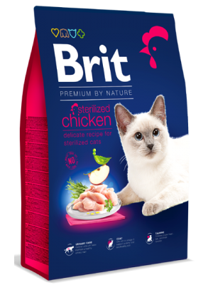 BRIT PREMIUM BY NATURE CAT STERILISED CHICKEN 1,5kg