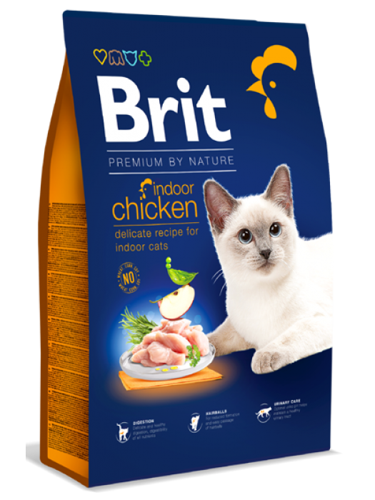 BRIT PREMIUM BY NATURE CAT INDOOR 8KG