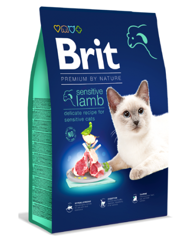 BRIT PREMIUM BY NATURE CAT SENSITIVE LAMB 1,5kg