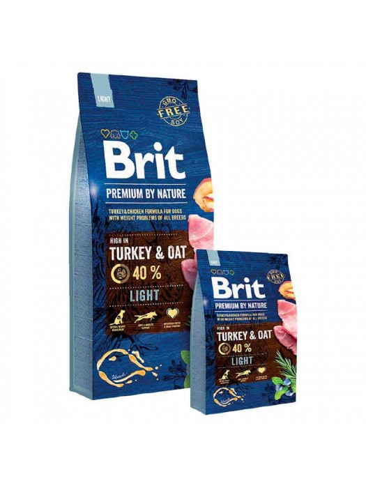 BRIT PREMIUM BY NATURE LIGHT 15KG