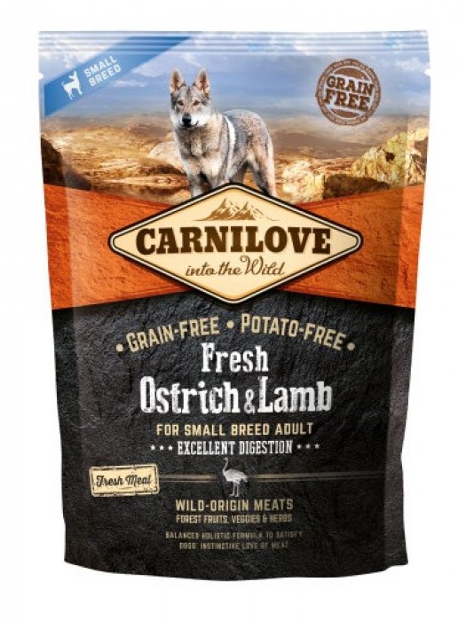 CARNILOVE FRESH ADULT SMALL OSTRICH 1,5KG