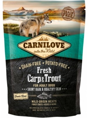 CARNILOVE FRESH ADULT DOG CARP & FRESH TROUT 1,5KG