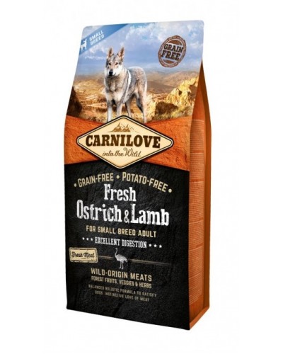 CARNILOVE FRESH ADULT SMALL OSTRICH 6KG