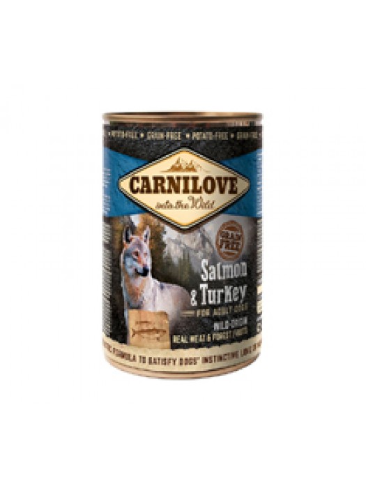 CARNILOVE ADULT SALMON & TURKEY 400GR (ΣΟΛΟΜΟΣ & ΓΑΛΟΠΟΥΛΑ)