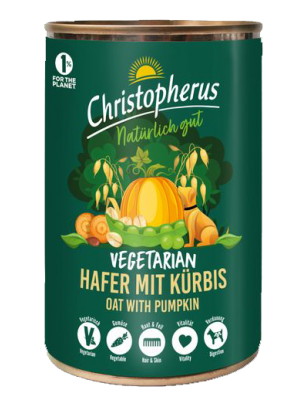 CHRISTOPHERUS DOG VEGETARIAN OAT with PUMPKIN 400GR