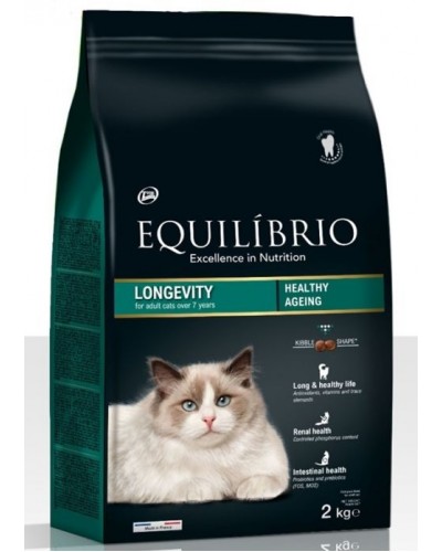 EQUILIBRIO CAT LONGEVITY 2KG (ΑΝΩ ΤΩΝ 7 ΕΤΩΝ)