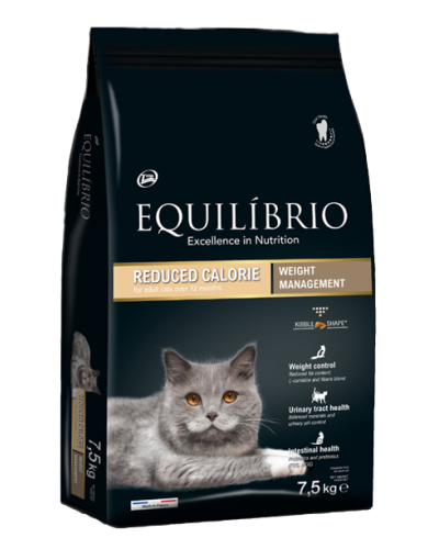 EQUILIBRIO CATS REDUCED CALORIE 7,5kg