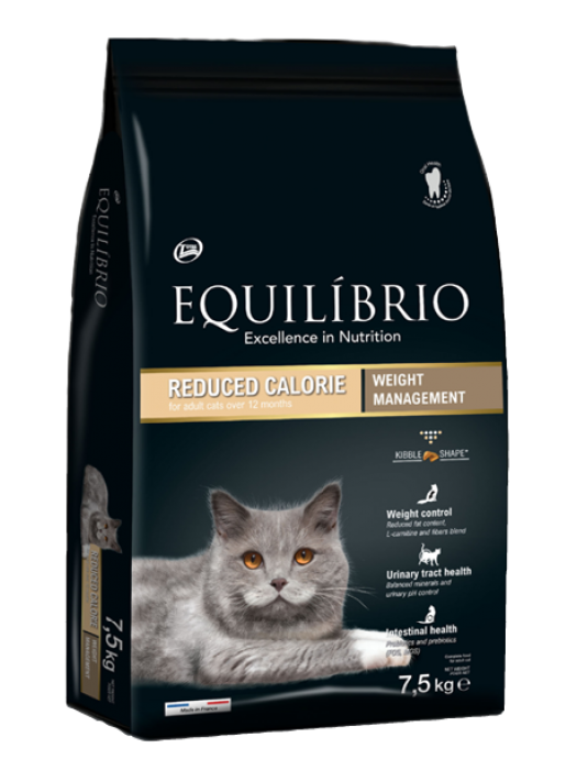 EQUILIBRIO CATS REDUCED CALORIE 7,5kg