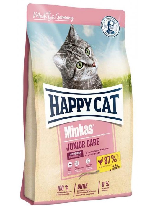 HAPPY CAT MINKAS JUNIOR CARE 10KG