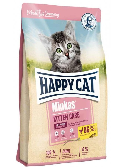 HAPPY CAT MINKAS KITTEN CARE 10KG