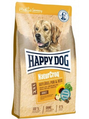 HAPPY DOG NATURCROQ ADULT CHICKEN & RICE 4KG