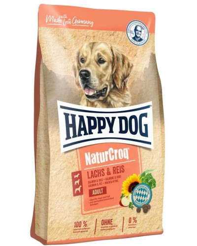 HAPPY DOG NATURCROQ ADULT SALMON & RICE 11KG