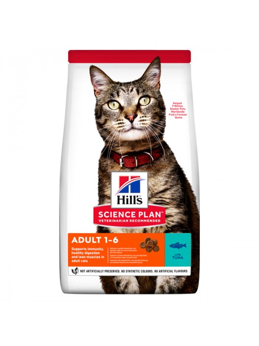 HILL'S CAT ADULT ΜΕ ΤΟΝΟ 1,5kg