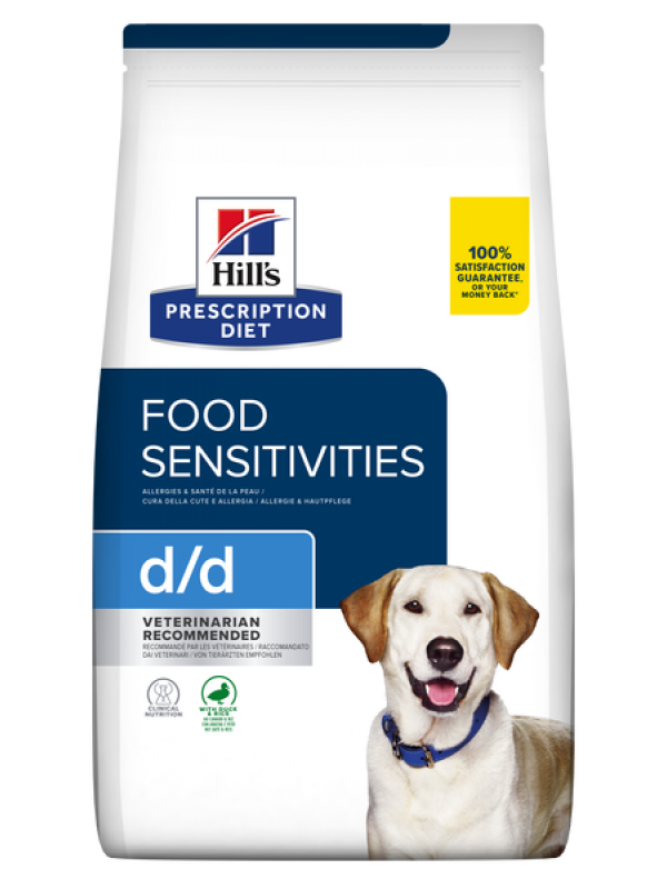 D/D CANINE FOOD SENSITIVITIES DUCK & RICE 4KG