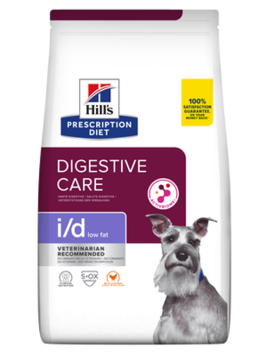 I/D CANINE DIGESTIVE CARE LOW FAT AVTIVBIOME+ 12kg