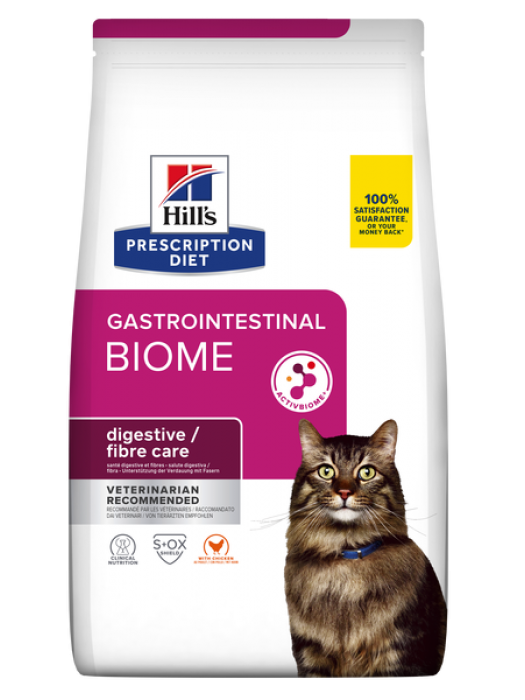 GASTROINTESTINAL GI BIOME FELINE DIGESTIVE/FIBRE CARE 3KG