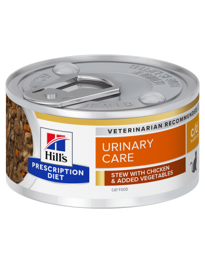 C/D FELINE MULTICARE URINARY CARE STEW CHICKEN & VEGETABLES 82GR/24ΤΜΧ (ΜΑΓΕΙΡΕΜΕΝΟ ΓΕΥΜΑ)