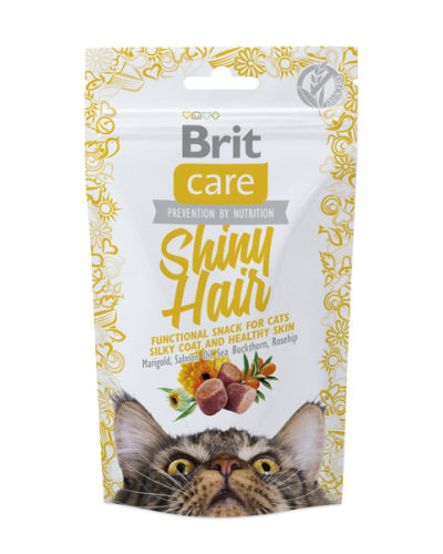 BRIT CARE SHINY HAIR 50GR (Για στιλπνό τρίχωμα & υγιές δέρμα)