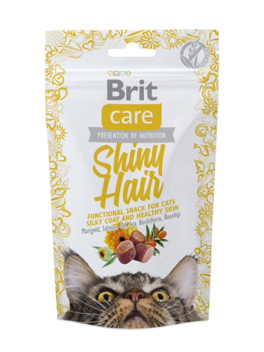 BRIT CARE SHINY HAIR 50GR (Για στιλπνό τρίχωμα & υγιές δέρμα)