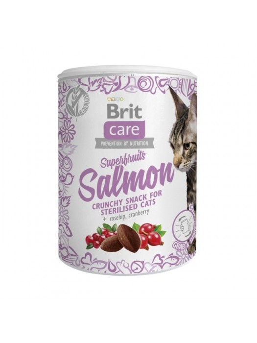 Brit Care Superfruits SALMON STERILISED CATS 100gr