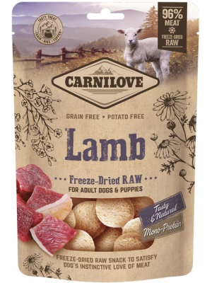 Carnilove Dog Freeze-Dried Raw Snacks Lamb 60GR