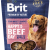 BRIT PREMIUM BY NATURE HAPPY DAY SEMI-MOIST BEEF with APPLES 180GR