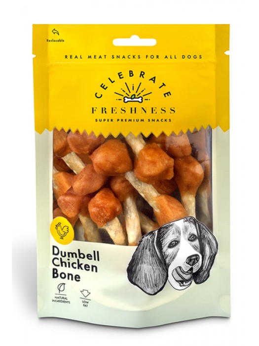 CHICKEN DUMBELL BONES 100GR