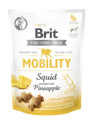 BRIT FUNCTIONAL SNACK MOBILITY SQUID WITH PINEAPPLE 150GR (ΚΑΛΑΜΑΡΙ ΜΕ ΑΝΑΝΑ)