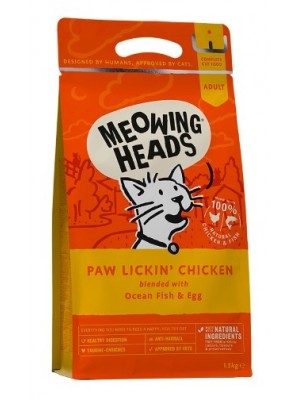 MEOWING HEADS PAW LICKIN' CHICKEN 1,5kg 